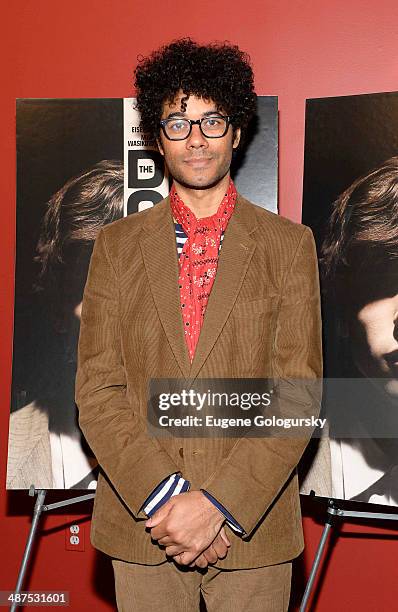 Richard Ayoade attends "The Double" screening at Landmark's Sunshine Cinema on April 30, 2014 in New York City.