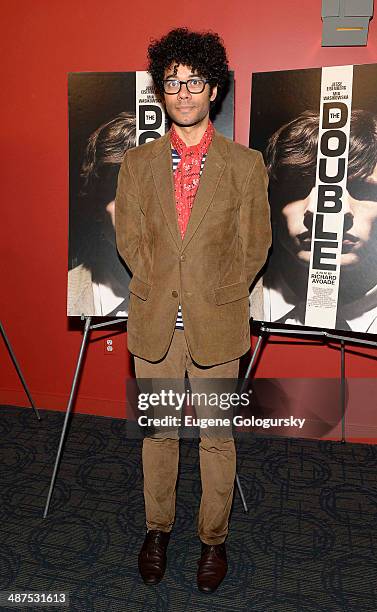 Richard Ayoade attends "The Double" screening at Landmark's Sunshine Cinema on April 30, 2014 in New York City.