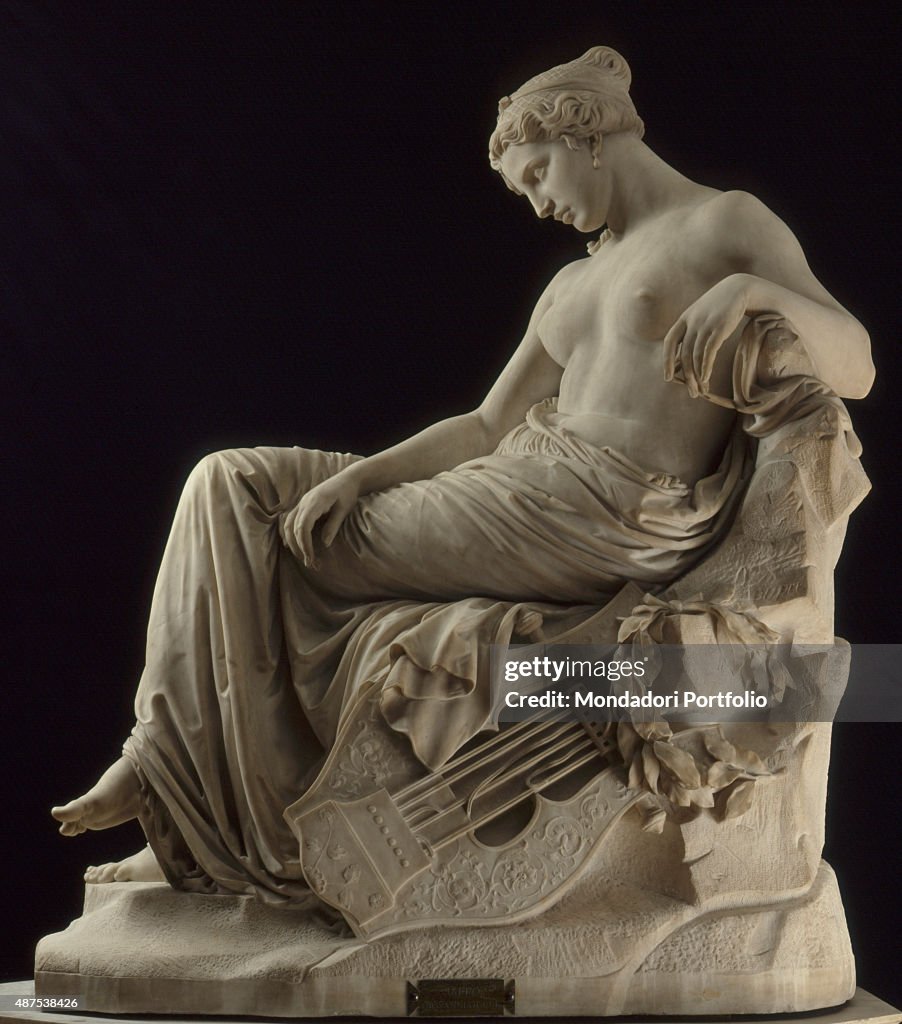 Sappho By Giovanni Dupr 1857 1861 19th Century Marble 141 X 122 sappho-by-giovanni-dupr-1857-1861-19th-century-marble-141-x-122