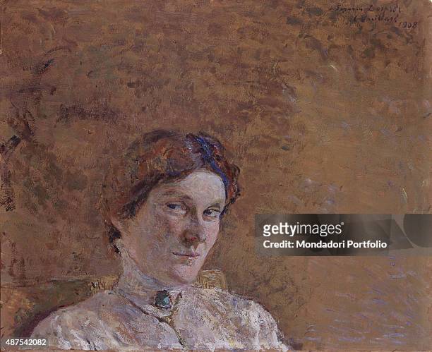 Portrait of Suzanne Desprez , by Edouard Vuillard 20th Century, oil on canvas France, Caen, Mus?e des Beaux-Arts. Whole artwork view. Portrait of a...