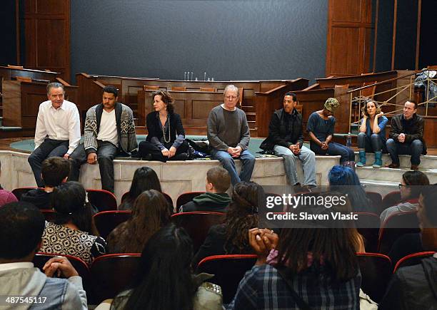 Actors Bryan Cranston, Brandon J. Dirden, Betsy Aidem, Michael McKean, Peter Jay Hernandez, Roslyn Ruff, Susannah Schulman and Christopher Liam Moore...