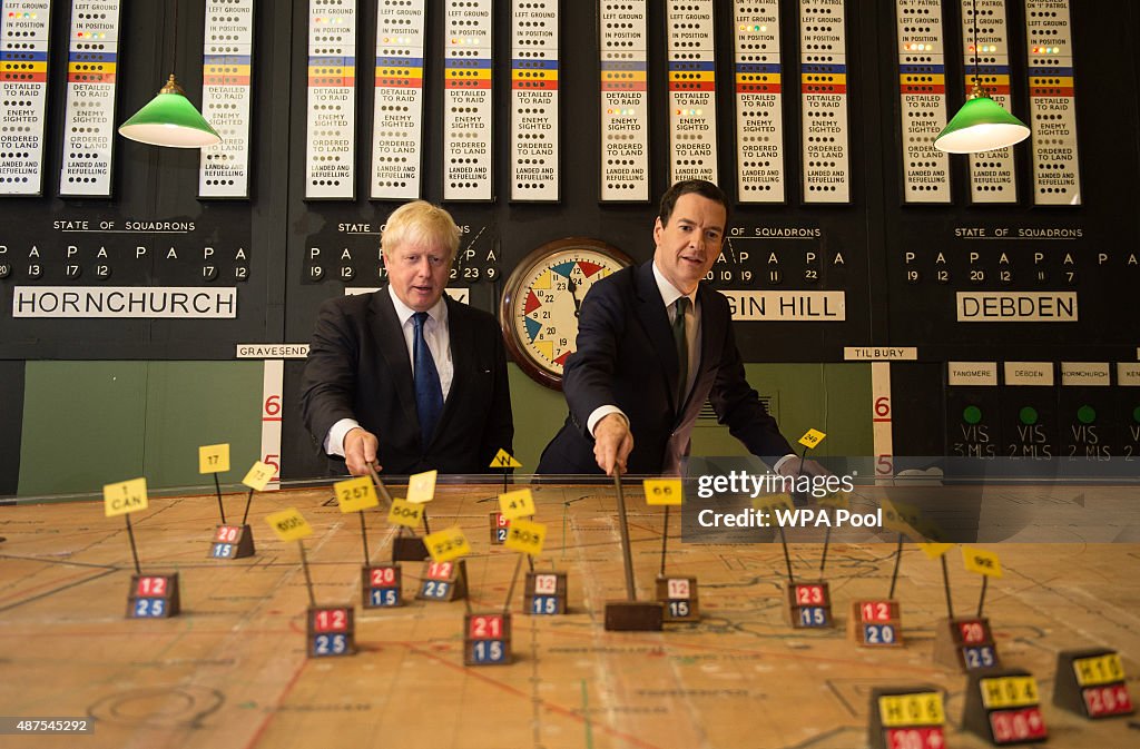 London Mayor And The Chancellor Visit A Battle Of Britain Bunker