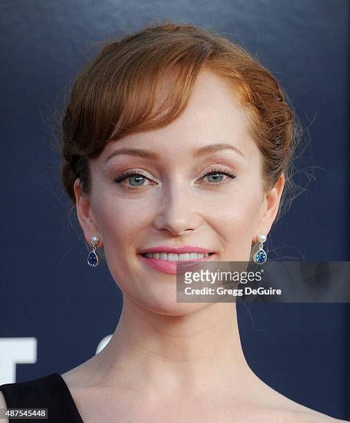 Actress Lotte Verbeek arrives at the premiere of Universal Pictures' "Everest" at TCL Chinese 6 Theatres on September 9, 2015 in Hollywood,...