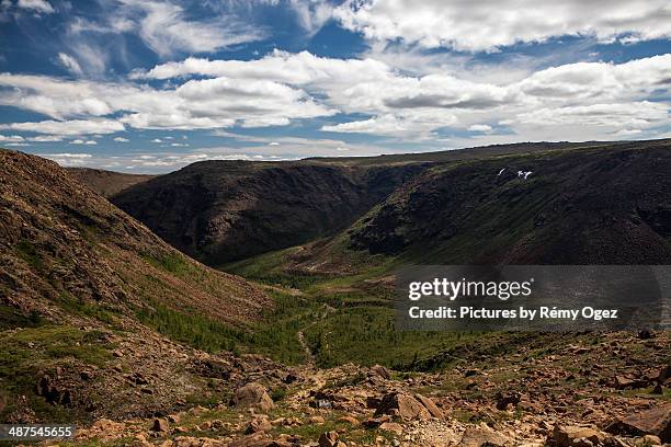 parc national de la gaspesie - parc national de la gaspésie stock pictures, royalty-free photos & images