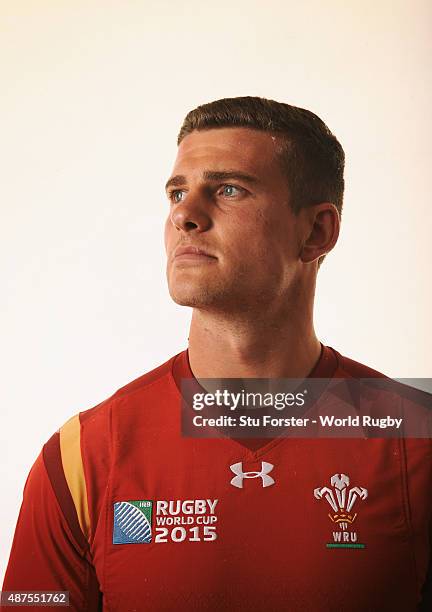 Scott Williams of Wales poses for a portrait during the Wales Rugby World Cup 2015 squad photo call on September 9, 2015 in Cardiff, Wales.