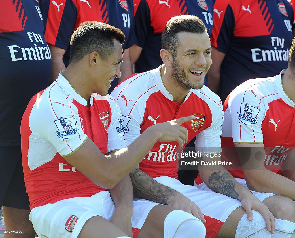 Arsenal 1st Team Squad Photograph