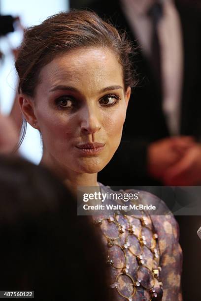 Natalie Portman attends the 4th annual festival kick-off fundraising soiree during the 2015 Toronto International Film Festival at TIFF Bell Lightbox...