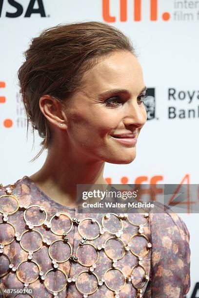 Natalie Portman attends the 4th annual festival kick-off fundraising soiree during the 2015 Toronto International Film Festival at TIFF Bell Lightbox...