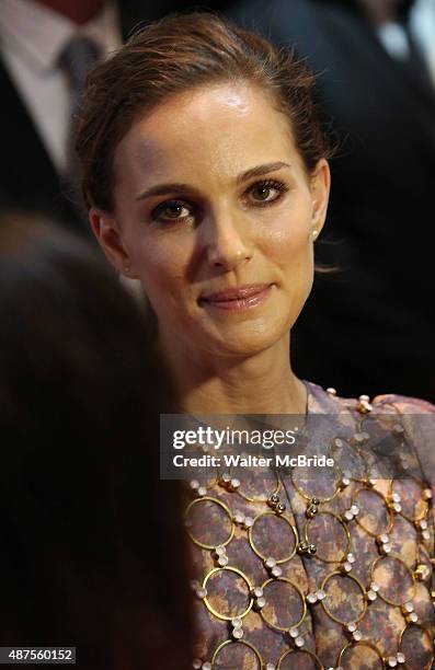 Natalie Portman attends the 4th annual festival kick-off fundraising soiree during the 2015 Toronto International Film Festival at TIFF Bell Lightbox...