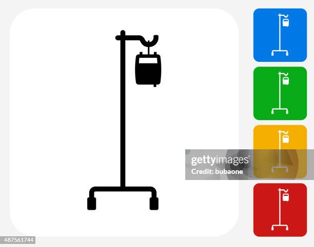 bildbanksillustrationer, clip art samt tecknat material och ikoner med iv icon flat graphic design - förvaringsställ