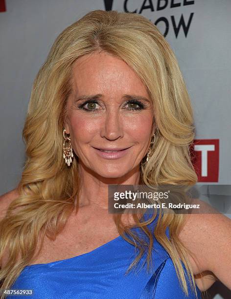 Personality Kim Richards attends REVOLT and The National Cable and Telecommunications Association's Celebration of Cable at Belasco Theatre on April...