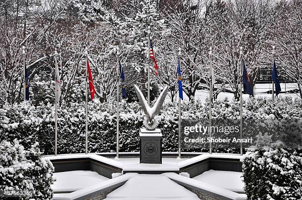 new york state world war ii memorial - cor isolada imagens e fotografias de stock