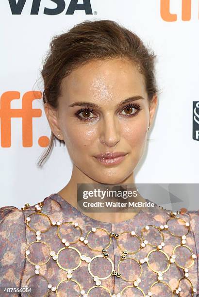 Natalie Portman attends the 4th annual festival kick-off fundraising soiree during the 2015 Toronto International Film Festival at TIFF Bell Lightbox...