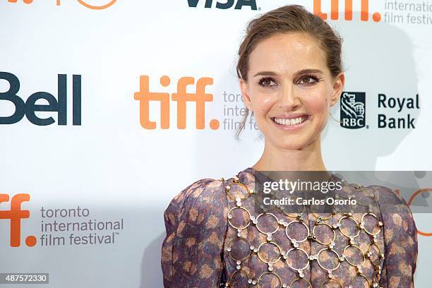 Actress Natalie Portman on the red carpet at the TIFF Bell Lightbox in Toronto on September 9, 2015. On the eve of TIFF's 40th year, Toronto's film...