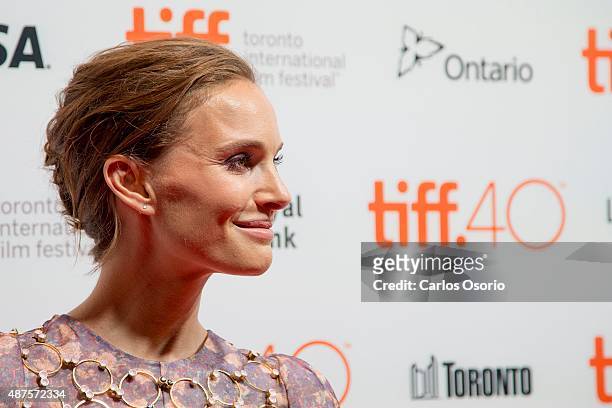 Actress Natalie Portman on the red carpet at the TIFF Bell Lightbox in Toronto on September 9, 2015. On the eve of TIFF's 40th year, Toronto's film...