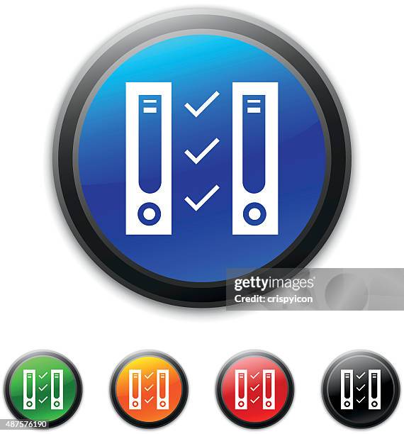 network server icon on round buttons. - old computer white background stock illustrations