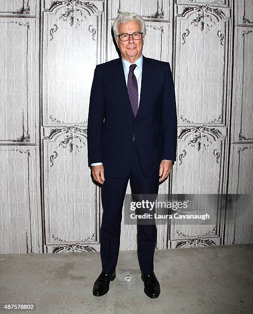 Ken Follett attends AOL BUILD Speaker Series: Ken Follett at AOL Studios In New York on September 10, 2015 in New York City.