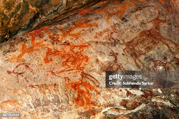 The Bhimbetka rock shelters near Bhopal in Madhya Pradesh are an archaeological site of the Stone Age. They were declared a World Heritage Site in...