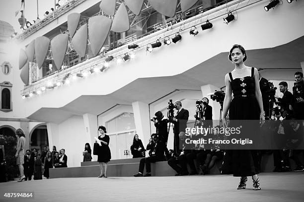 Valeria Bilello attends a premiere for 'Remember' during the 72nd Venice Film Festival at Sala Grande on September 10, 2015 in Venice, Italy.