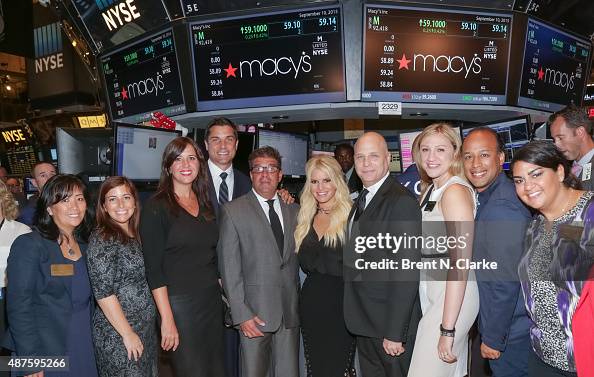 Jessica Simpson And Mike Gansmoe Ring The New York Stock Exchange Opening Bell Jessica Simpson And Mike Gansmoe Ring The New York Stock Exchange Opening Bell