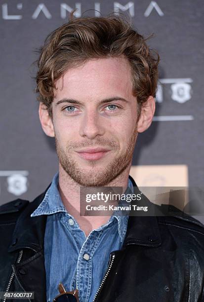 Luke Treadaway attends the inaugural Battersea Power Station annual party held at Battersea Power station on April 30, 2014 in London, England.