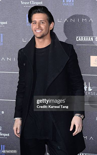 Ollie Locke attends the inaugural Battersea Power Station annual party held at Battersea Power station on April 30, 2014 in London, England.