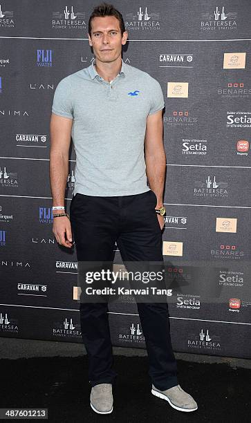 Chris Tremlett attends the inaugural Battersea Power Station annual party held at Battersea Power station on April 30, 2014 in London, England.