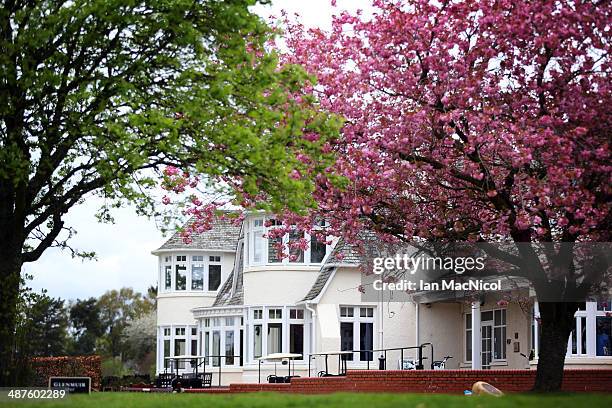 General Views of the club house during the Glenmuir PGA Professional Championships - Scottish at Blairgowrie Golf Course on May 01, 2014 in...