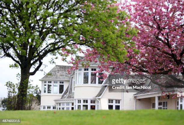General Views of the club house during the Glenmuir PGA Professional Championships - Scottish at Blairgowrie Golf Course on May 01, 2014 in...