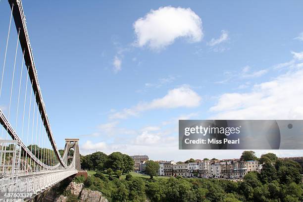 clifton suspension bridge - bristol clifton stock pictures, royalty-free photos & images