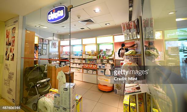 Chicco Store at Fortis Hospital on September 9, 2014 in Gurgaon, India.