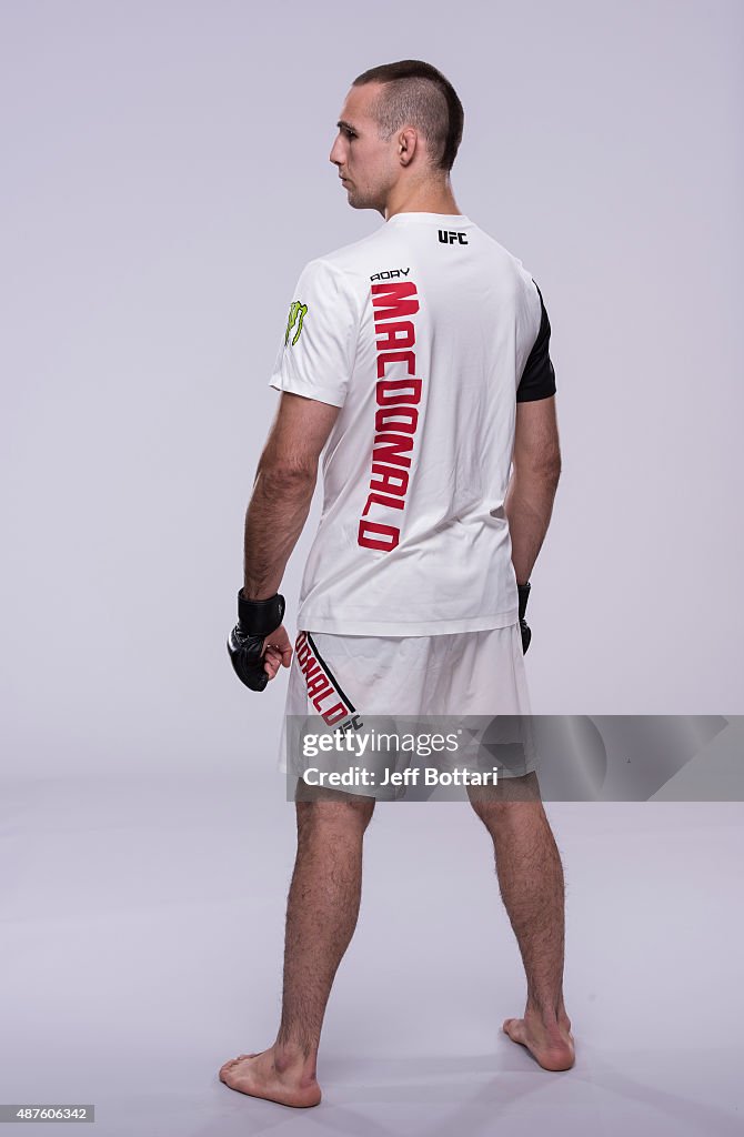 Ufc Rookie Rory Macdonald Rory MacDonald poses for a portrait during a UFC photo session inside ...