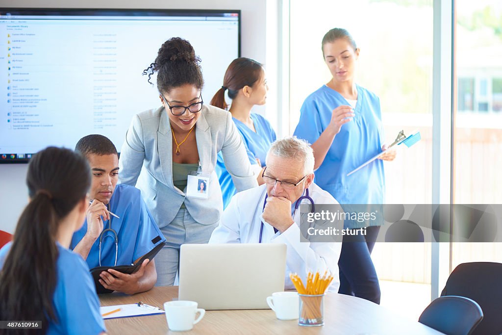 Medizinisches team-Meetings
