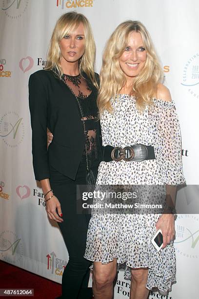 Model Kimberly Stewart and actress Alana Stewart attend the Farrah Fawcett Foundation 1st annual Tex-Mex Fiesta at Wallis Annenberg Center for the...