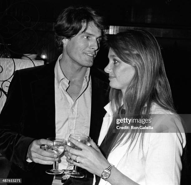 Christopher Reeve and Gae Exton attend NBC Party for Liz Smith on September 30, 1980 at Hisae Restaurant in New York City.