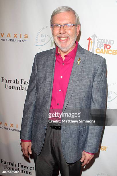 Film critic Leonard Maltin attends the Farrah Fawcett Foundation 1st annual Tex-Mex Fiesta at Wallis Annenberg Center for the Performing Arts on...