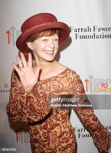 Actress Frances Fisher attends the Farrah Fawcett Foundation 1st annual Tex-Mex Fiesta at Wallis Annenberg Center for the Performing Arts on...