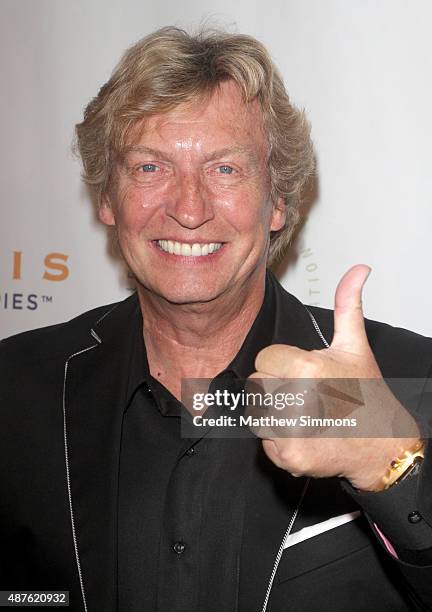 Director Nigel Lythgoe attends the Farrah Fawcett Foundation 1st annual Tex-Mex Fiesta at Wallis Annenberg Center for the Performing Arts on...