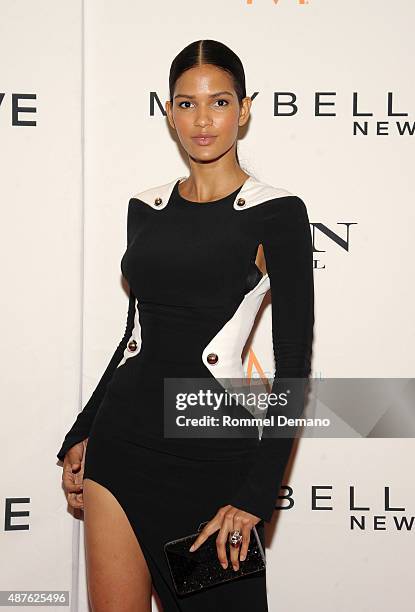 Model Cris Urena attends The Daily Front Row's Third Annual Fashion Media Awards at the Park Hyatt New York on September 10, 2015 in New York City.