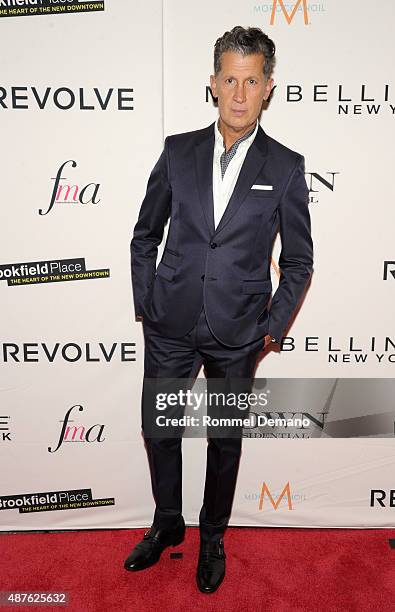 Editor of W Magazine Stefano Tonchi attends The Daily Front Row's Third Annual Fashion Media Awards at the Park Hyatt New York on September 10, 2015...