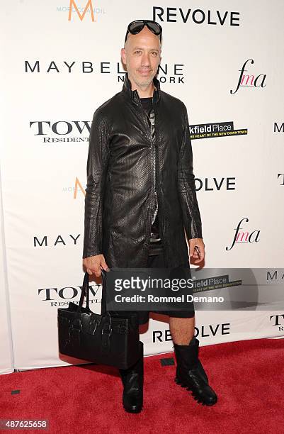 Personality Robert Verdi attends The Daily Front Row's Third Annual Fashion Media Awards at the Park Hyatt New York on September 10, 2015 in New York...