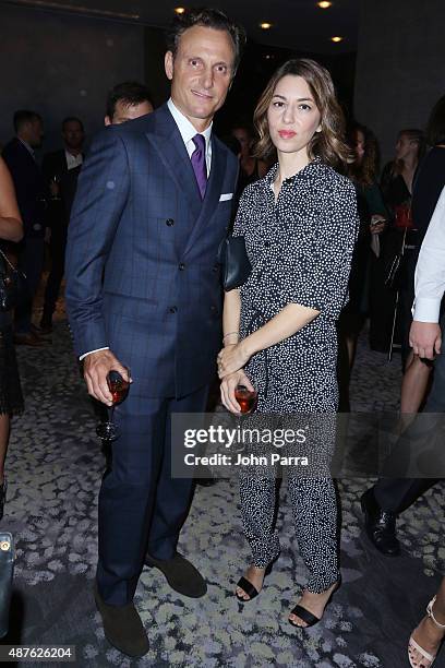 Actor Tony Goldwyn and filmmaker Sofia Coppola attend The Daily Front Row's Third Annual Fashion Media Awards at the Park Hyatt New York on September...