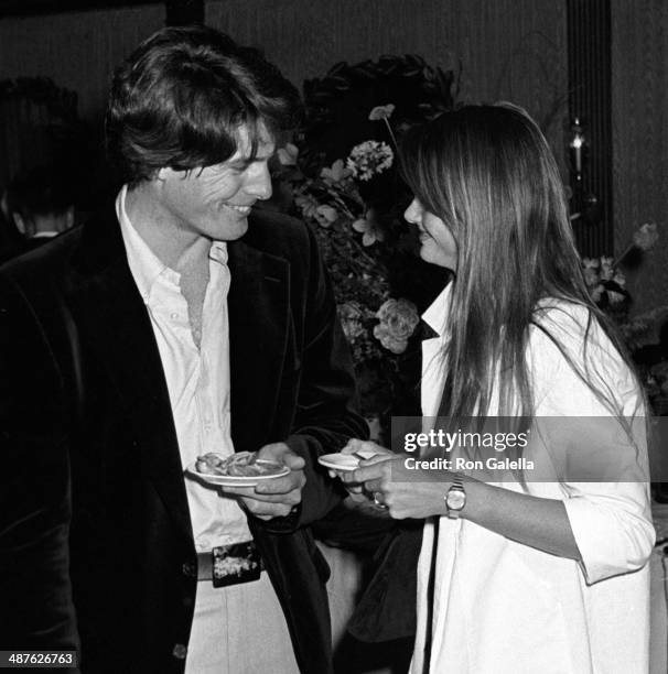 Christopher Reeve and Gae Exton attend NBC Party for Liz Smith on September 30, 1980 at Hisae Restaurant in New York City.