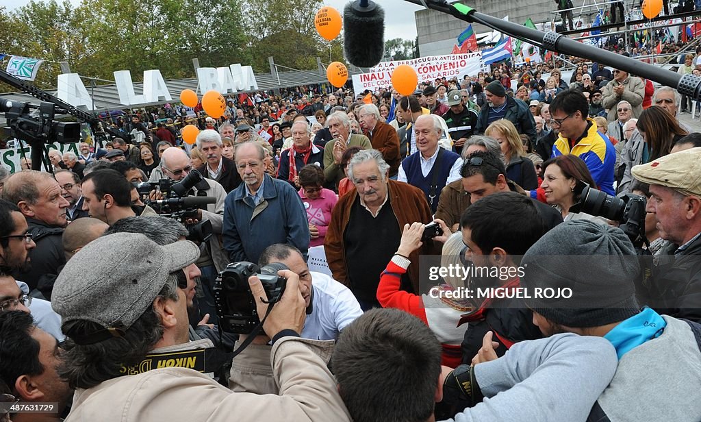 URUGUAY-MAYDAY-MUJICA