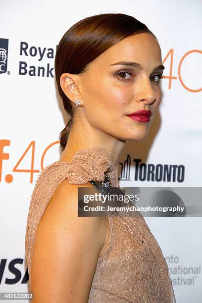 Director/Writer/Actress Natalie Portman attends the "A Tale Of Love And Darkness" premiere during the 2015 Toronto International Film Festival at...