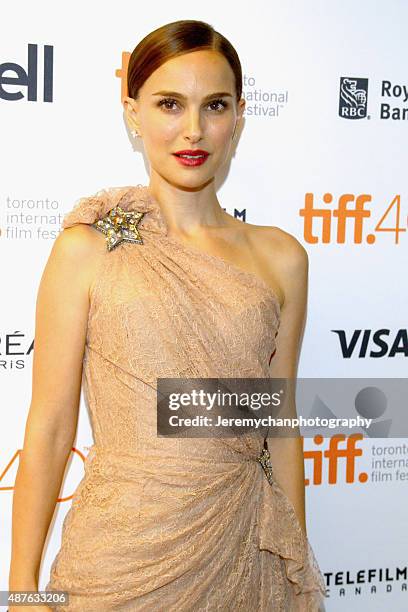 Director/Writer/Actress Natalie Portman attends the "A Tale Of Love And Darkness" premiere during the 2015 Toronto International Film Festival at...