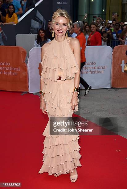 Actress Naomi Watts attends the 2015 Toronto International Film Festival "Demolition" premiere and opening night gala at Roy Thomson Hall on...