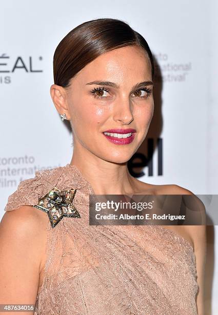 Actress Natalie Portman attends the "A Tale Of Love And Darkness" premiere during the 2015 Toronto International Film Festival at the Winter Garden...