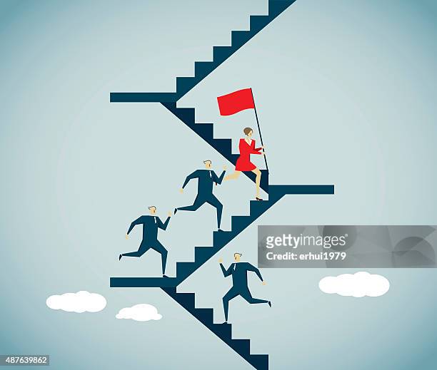 ladder - hierarchy stock illustrations
