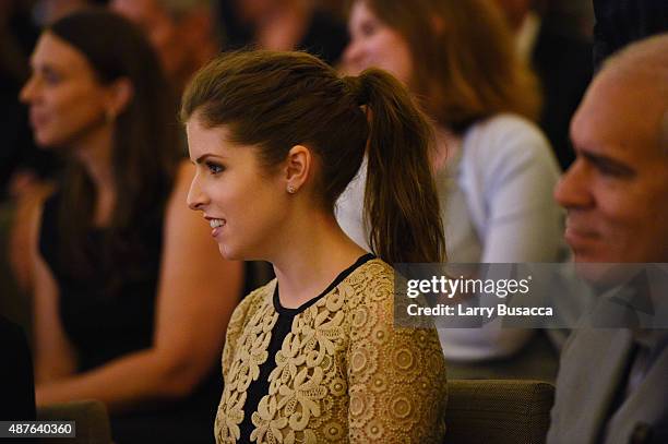 Anna Kendrick attends The Daily Front Row's Third Annual Fashion Media Awards at the Park Hyatt New York on September 10, 2015 in New York City.
